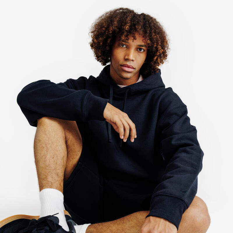 Erkek Oversize Sweatshirt - Siyah - Elementals