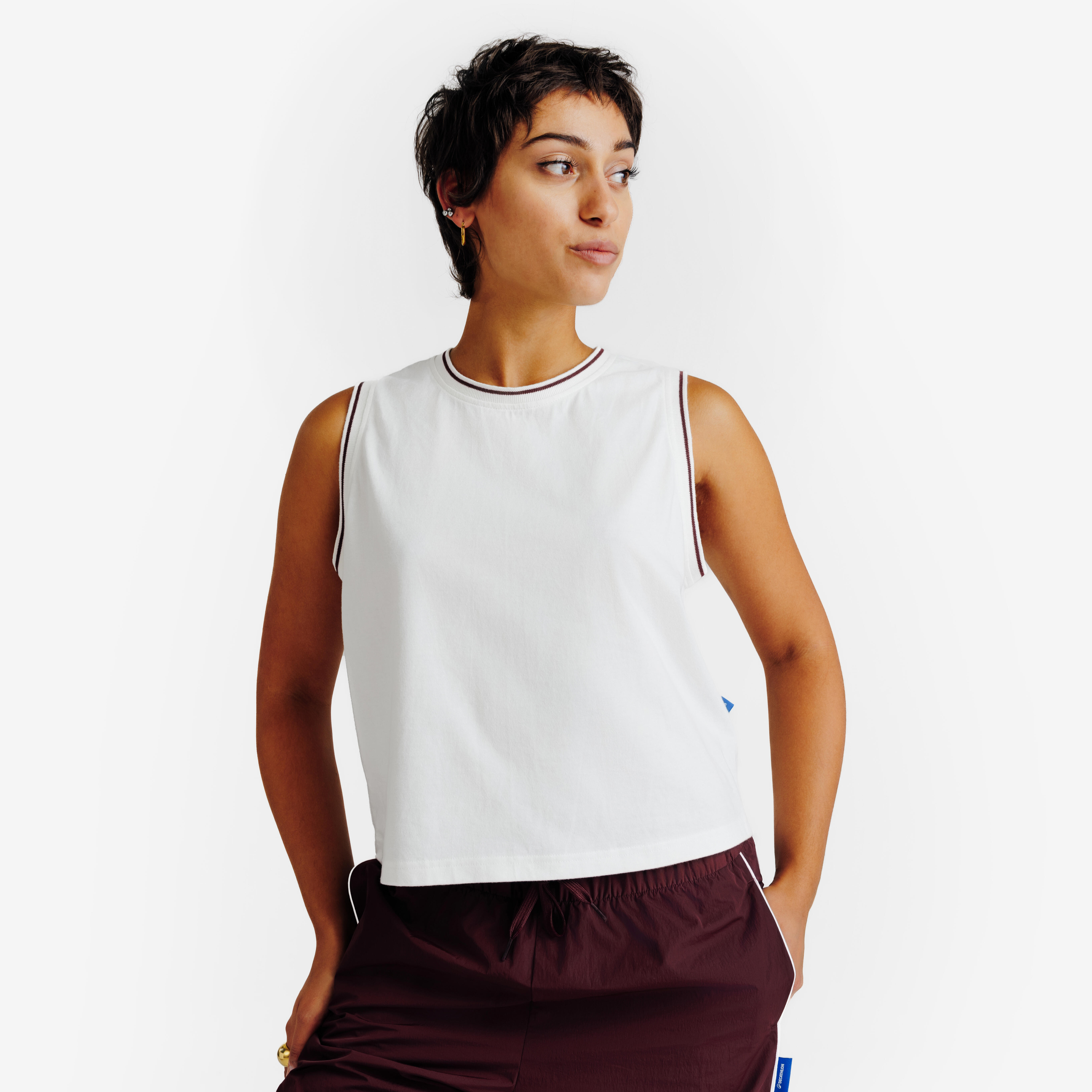 Women's tank top, Heritage, off-white