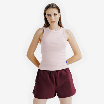 Débardeur côtelé femme, Elementals, rose