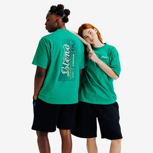 Camiseta con estampado unisex, Elementals, verde