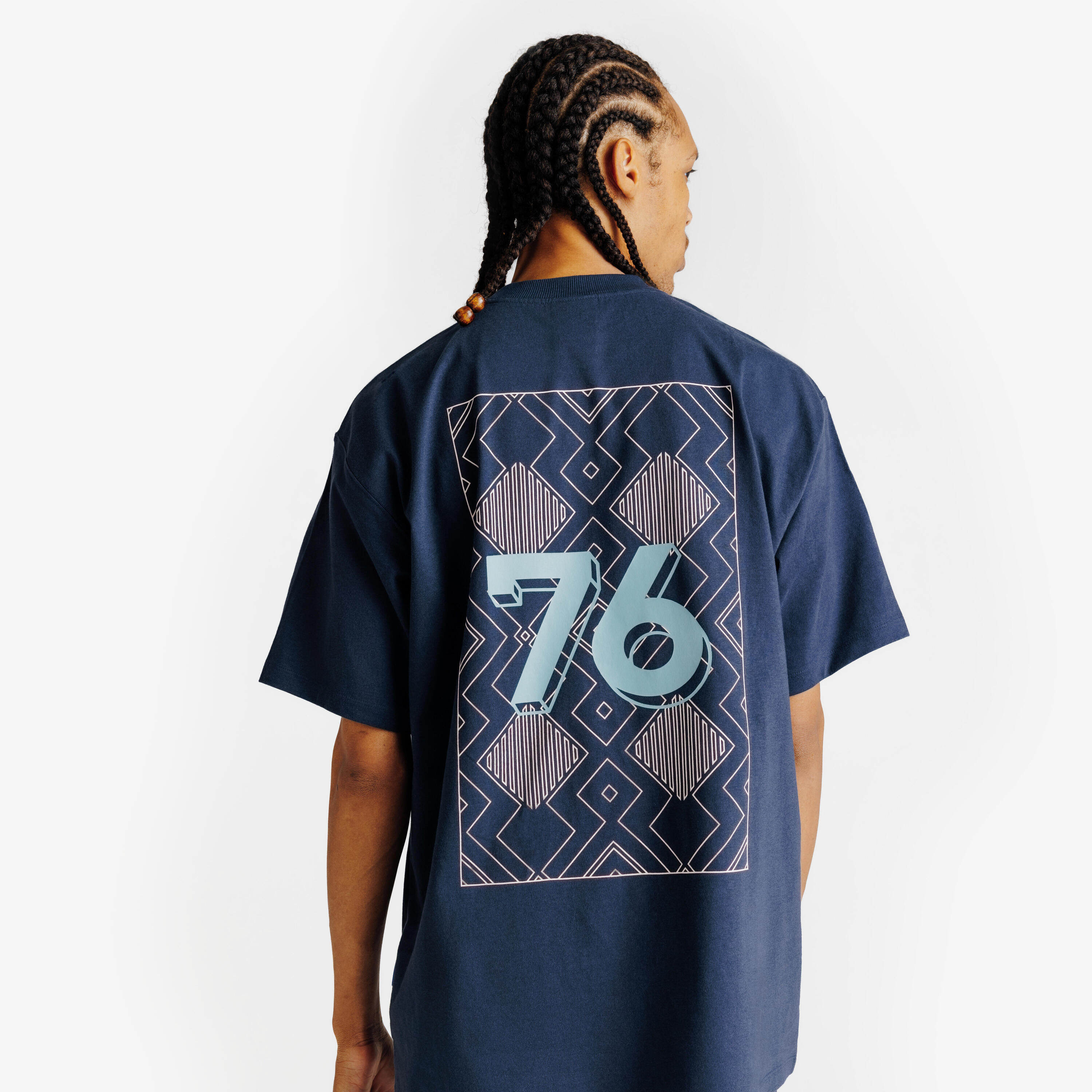 T-shirt graphique mixte, Heritage, bleu marine 4/6