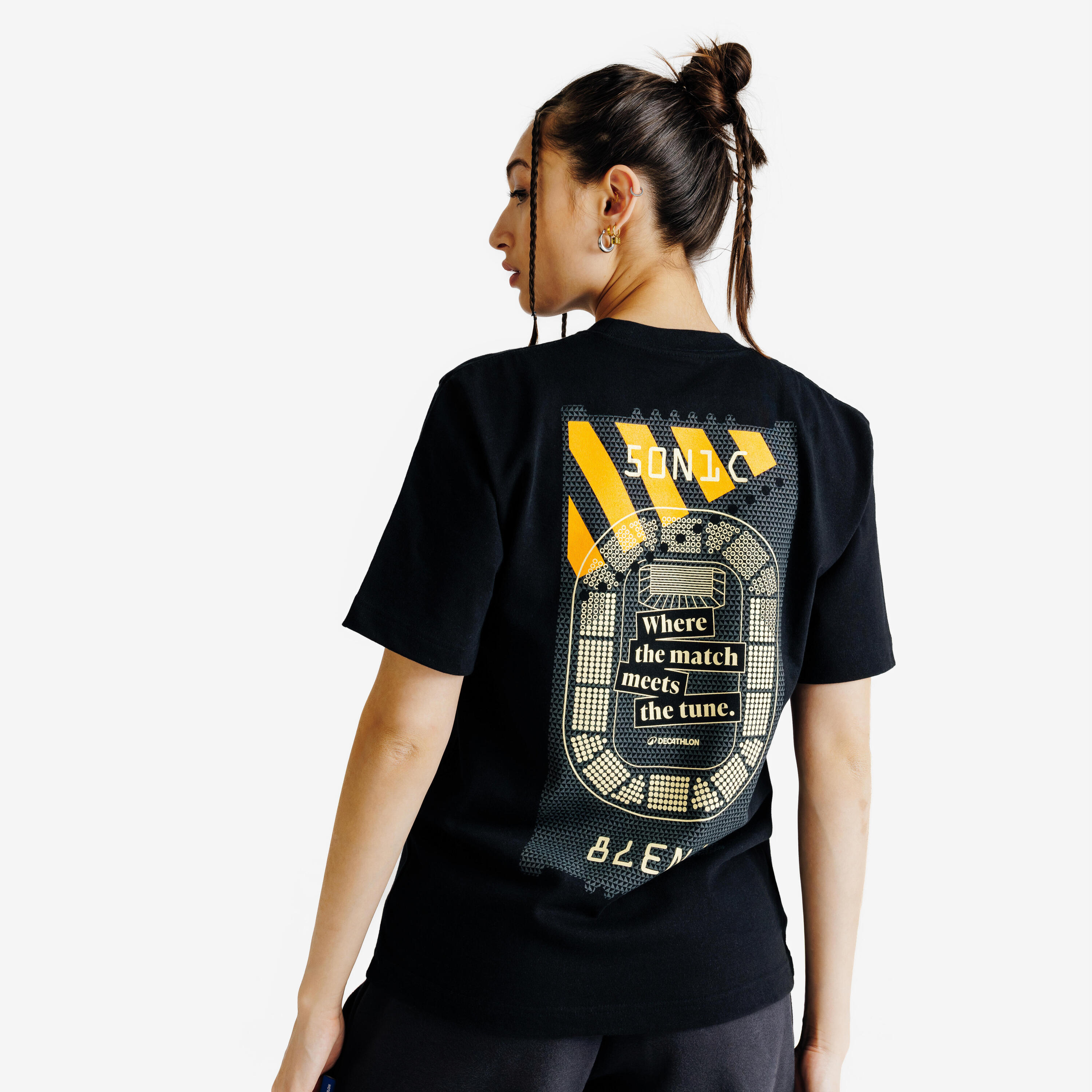 T-shirt graphique mixte, Elementals, noir 4/5
