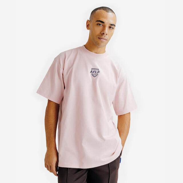 Camiseta estampada unisex, estilo clásico, rosa