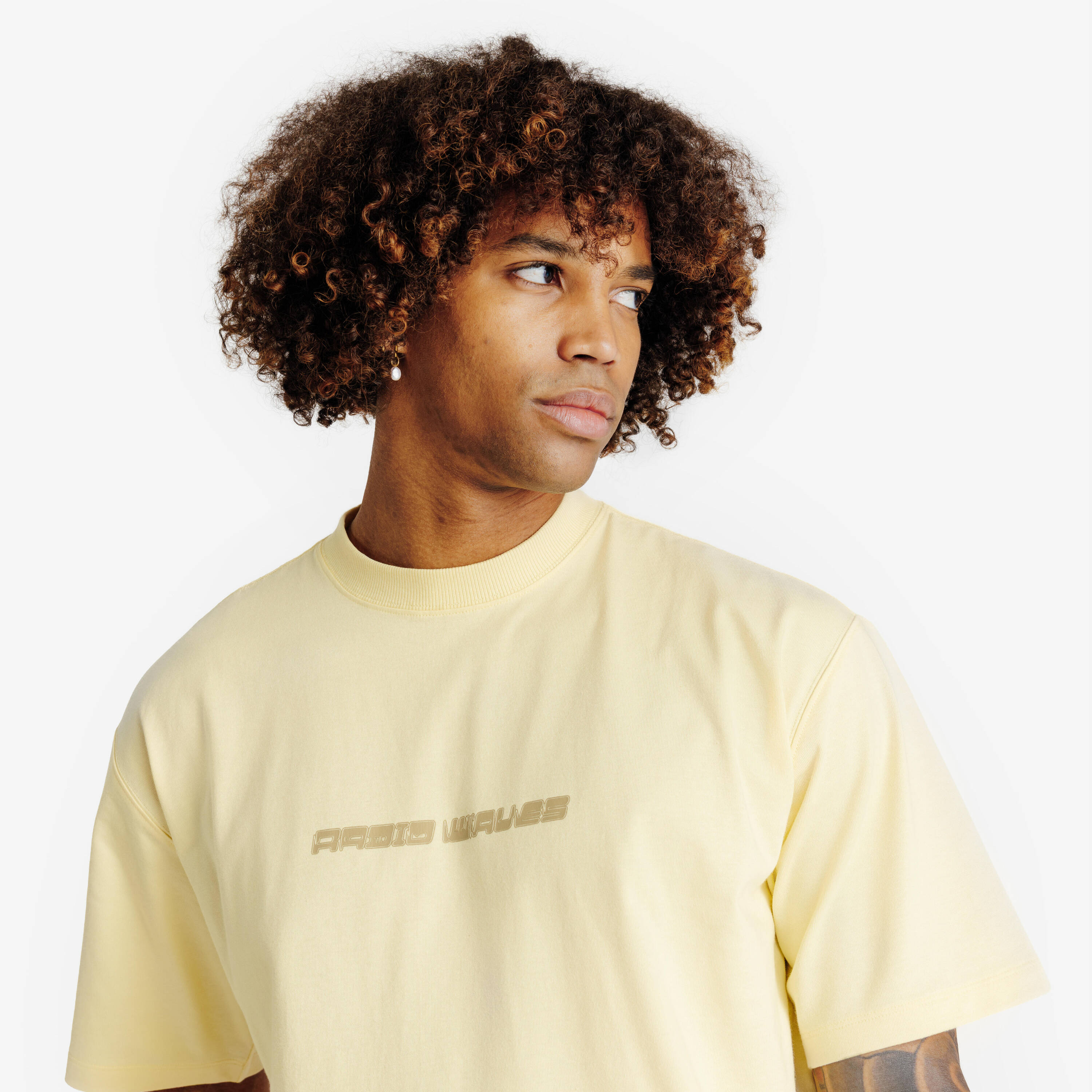 Unisex graphic T-shirt, Lifetech - Yellow -  3