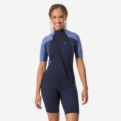 Muta shorty snorkeling donna ESSENTIAL OCENA 2 mm blu