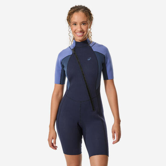 Muta shorty snorkeling donna ESSENTIAL OCENA 2 mm blu