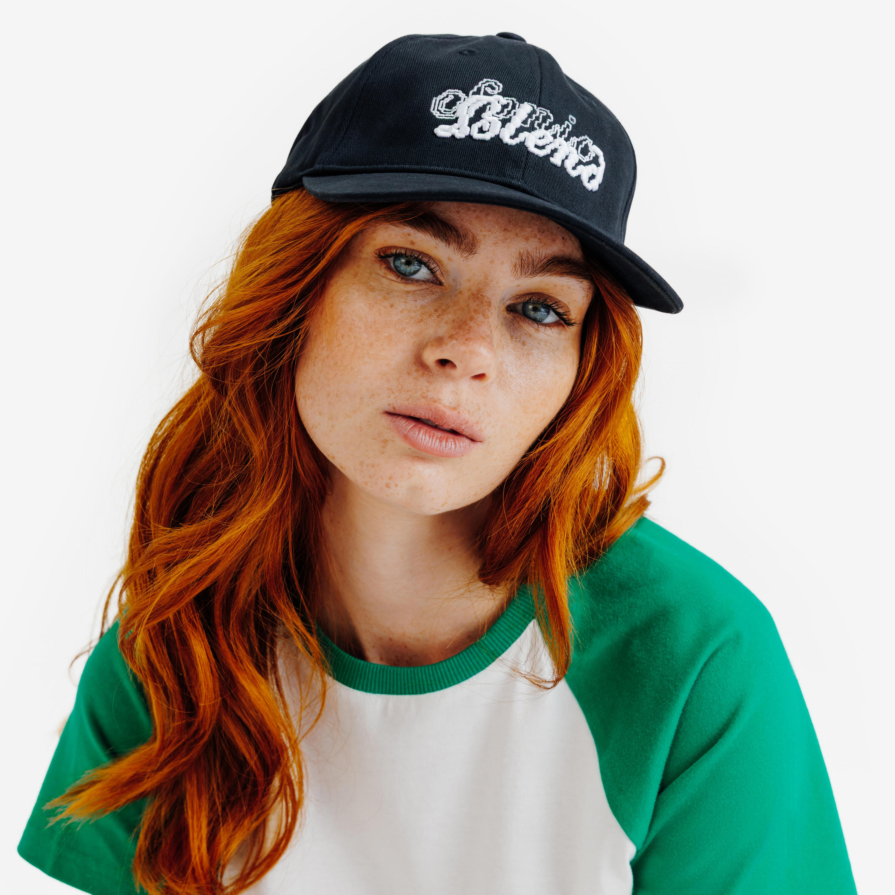 Tee-shirt femme, Heritage, blanc et vert 3/6