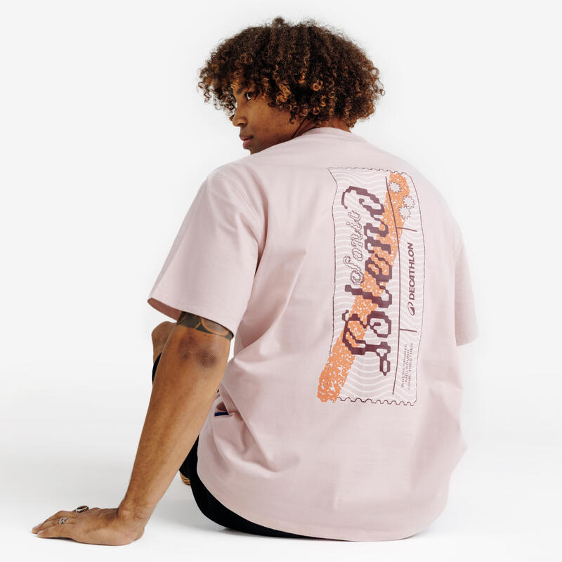 Tricou sport Elementals Roz Adulți