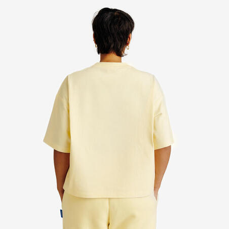 Футболка жіноча вкорочена жовта