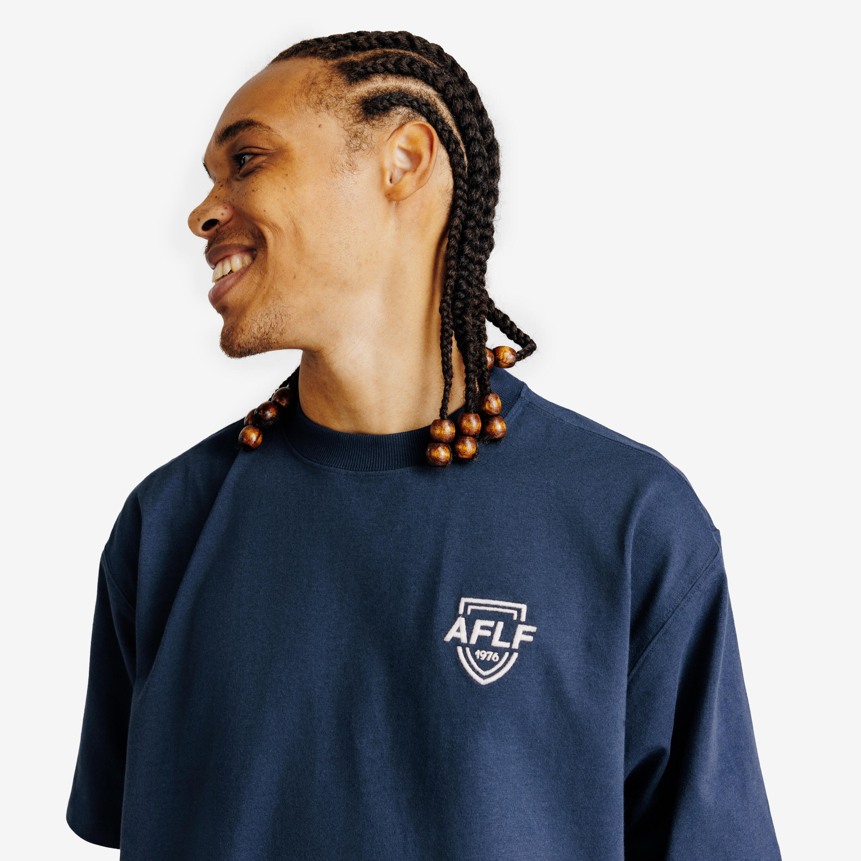 T-shirt graphique mixte, Heritage, bleu marine 3/6