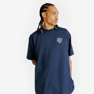 Camiseta estampada unisex, estilo clásico, azul marino