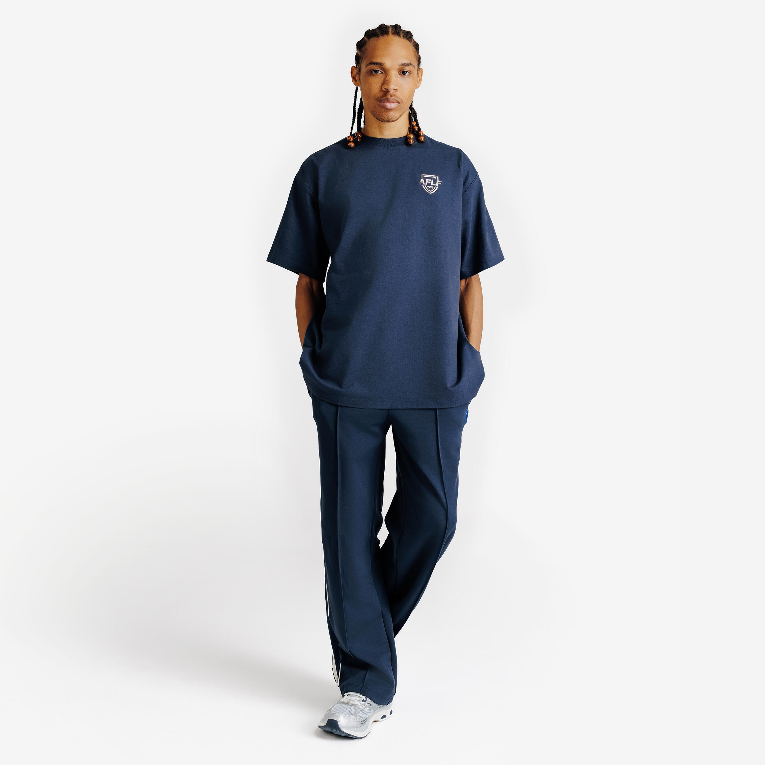 T-shirt graphique mixte, Heritage, bleu marine 2/6