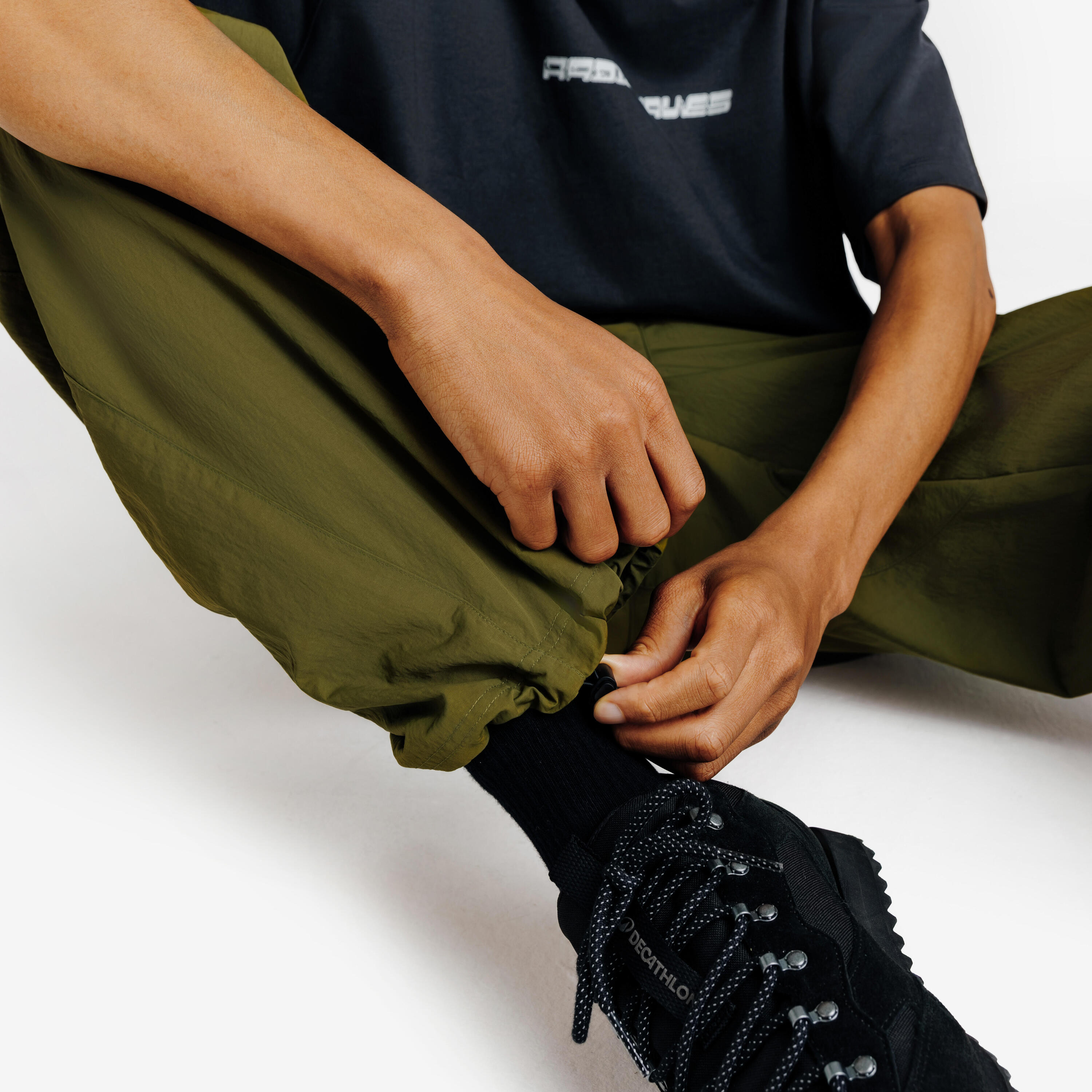 Calças Cargo Sportswear Oversize Verde 6/7