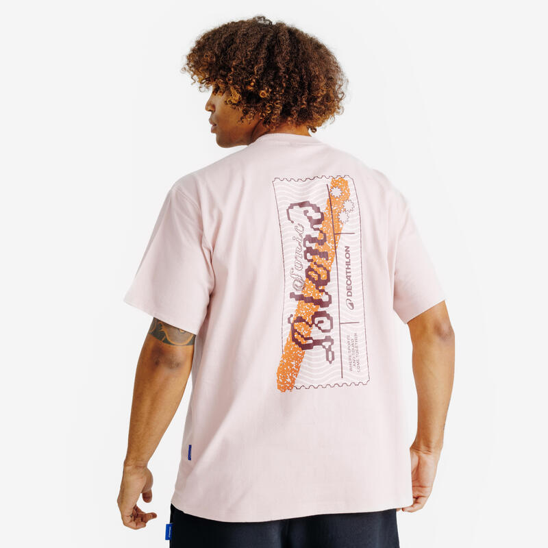 Tricou sport Elementals Roz Adulți