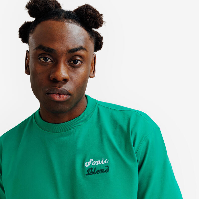 Tricou sport cu imprimeu grafic grafic Elementals Verde Adulți