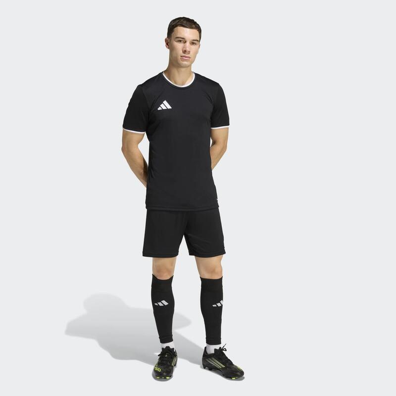Şort fotbal Entrada 26 Negru Adulți