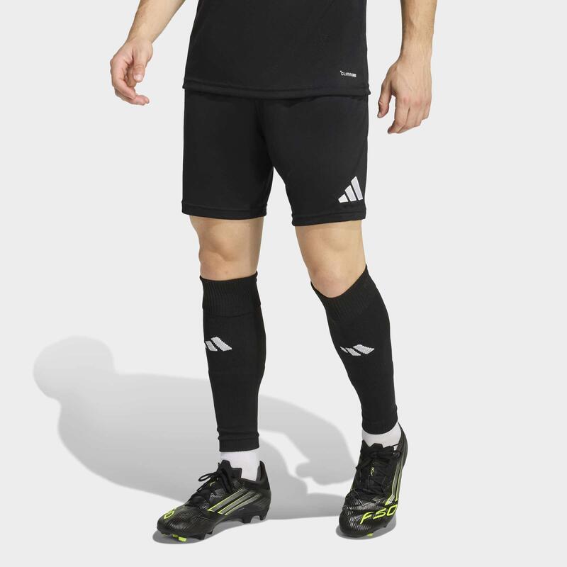 Şort fotbal Entrada 26 Negru Adulți