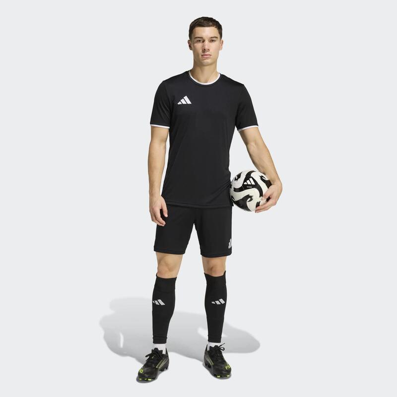 Şort fotbal Entrada 26 Negru Adulți