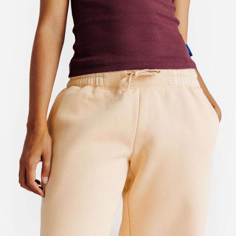 Pantalon jogger drept Elementals Bej Damă