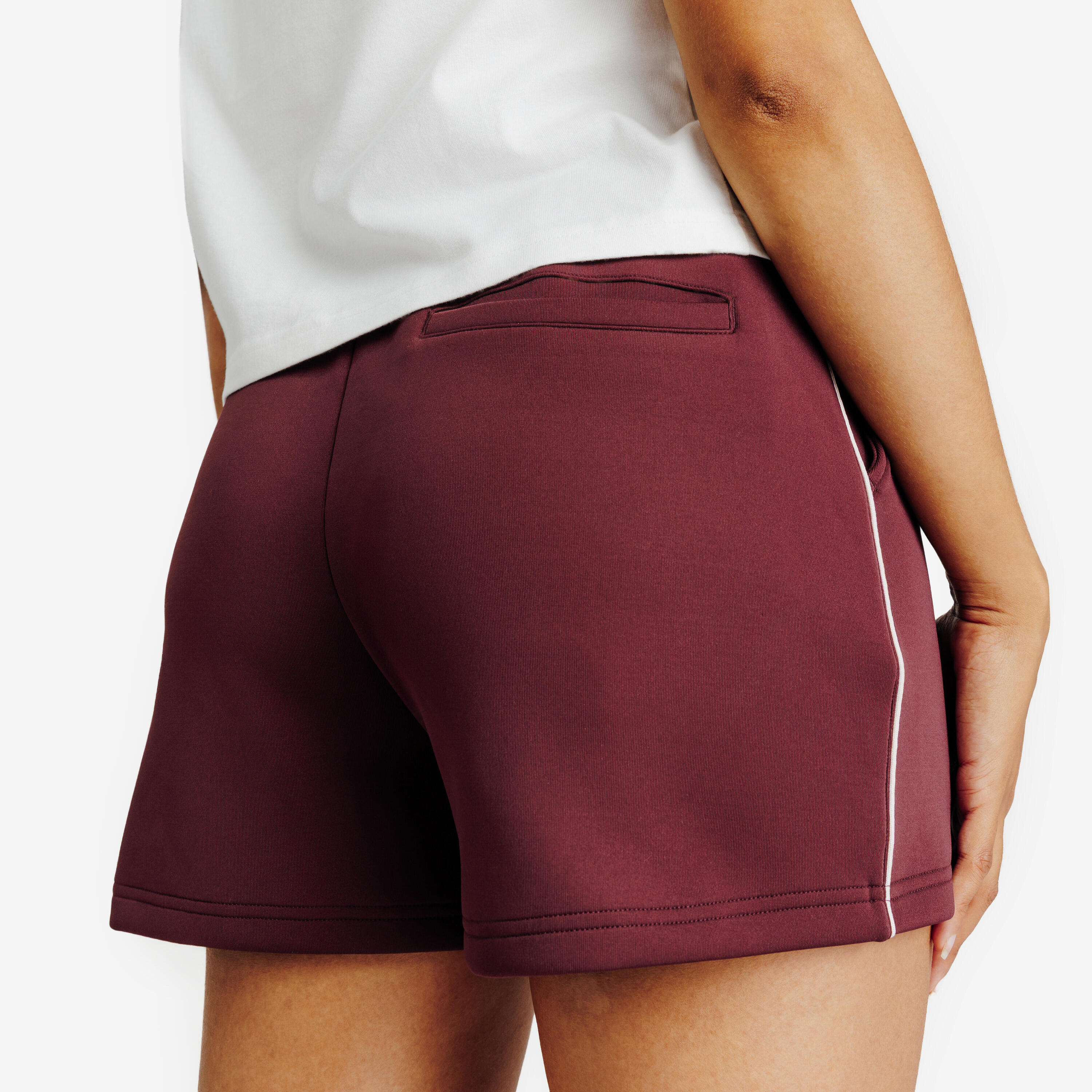 Shorts Damen, Heritage, bordeaux 5/7