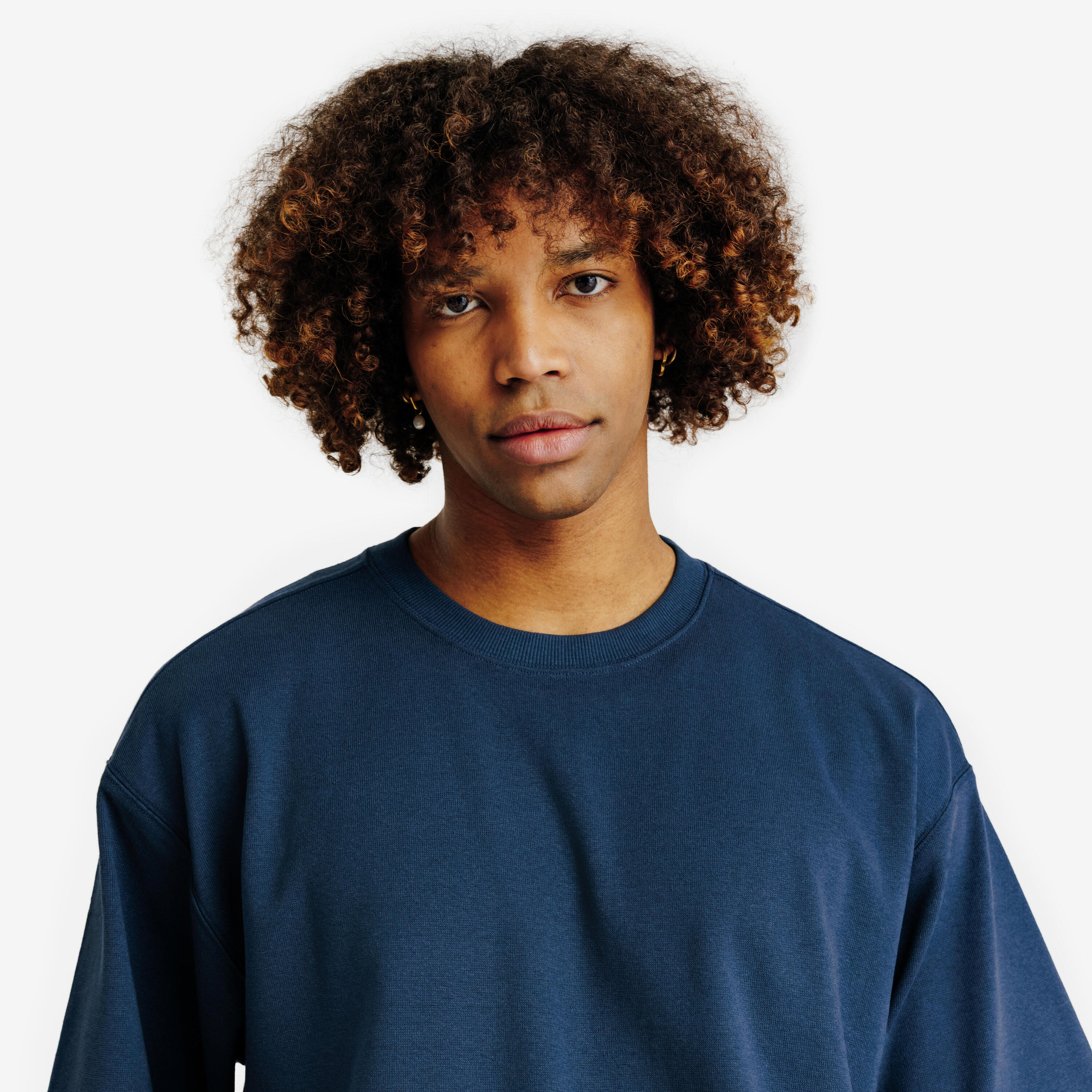 T-shirt uomo ELEMENTALS oversize blu 3/5