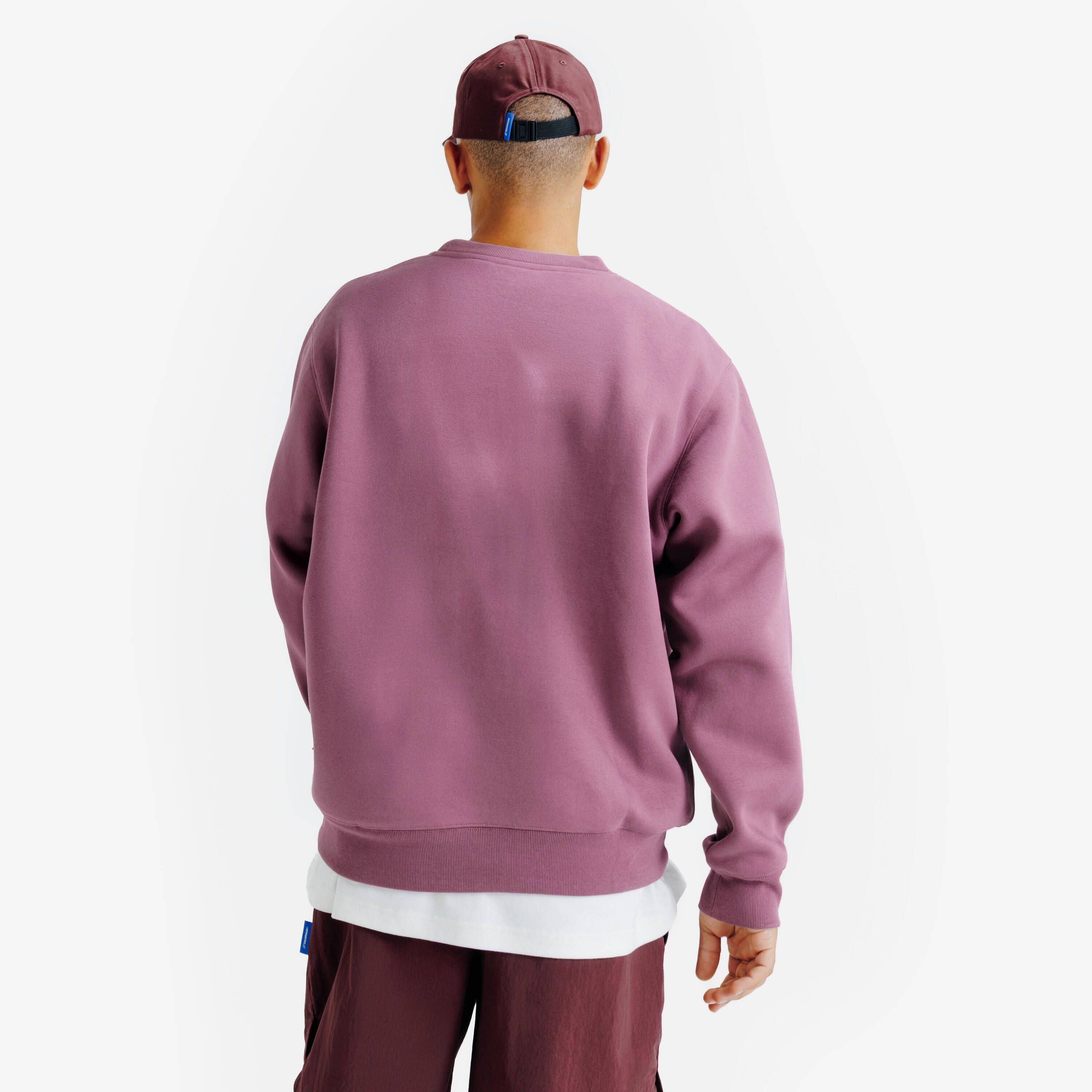 Unisex Round Neck Sweatshirt Elementals Purple -  4