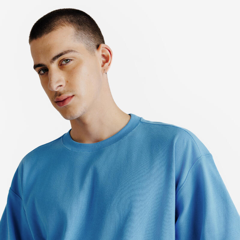 Tricou sport oversize Elementals Albastru Bărbați