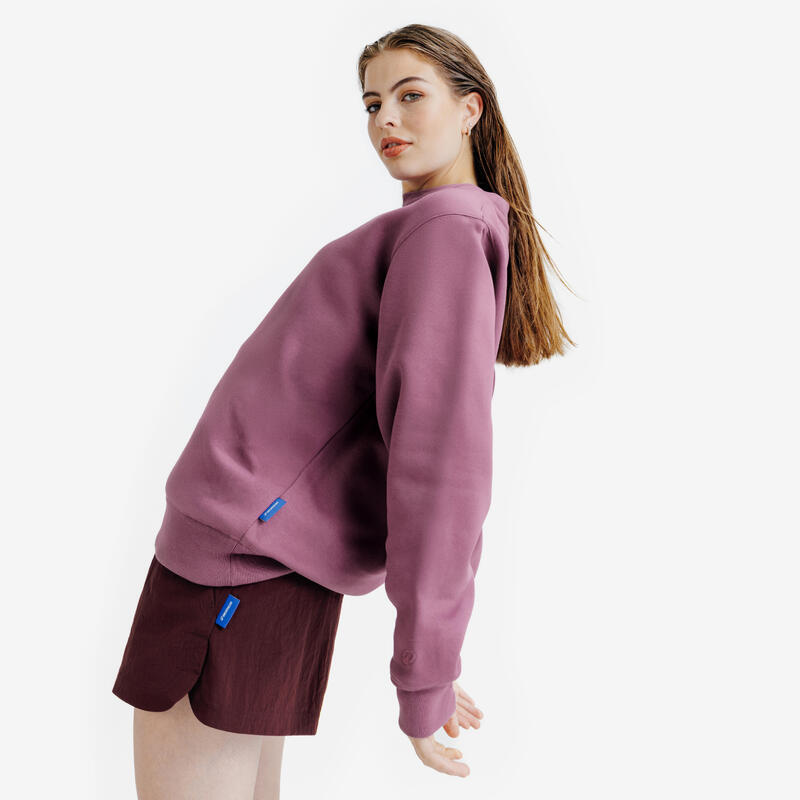 Hanorac cu guler rotund Elementals Mov Unisex