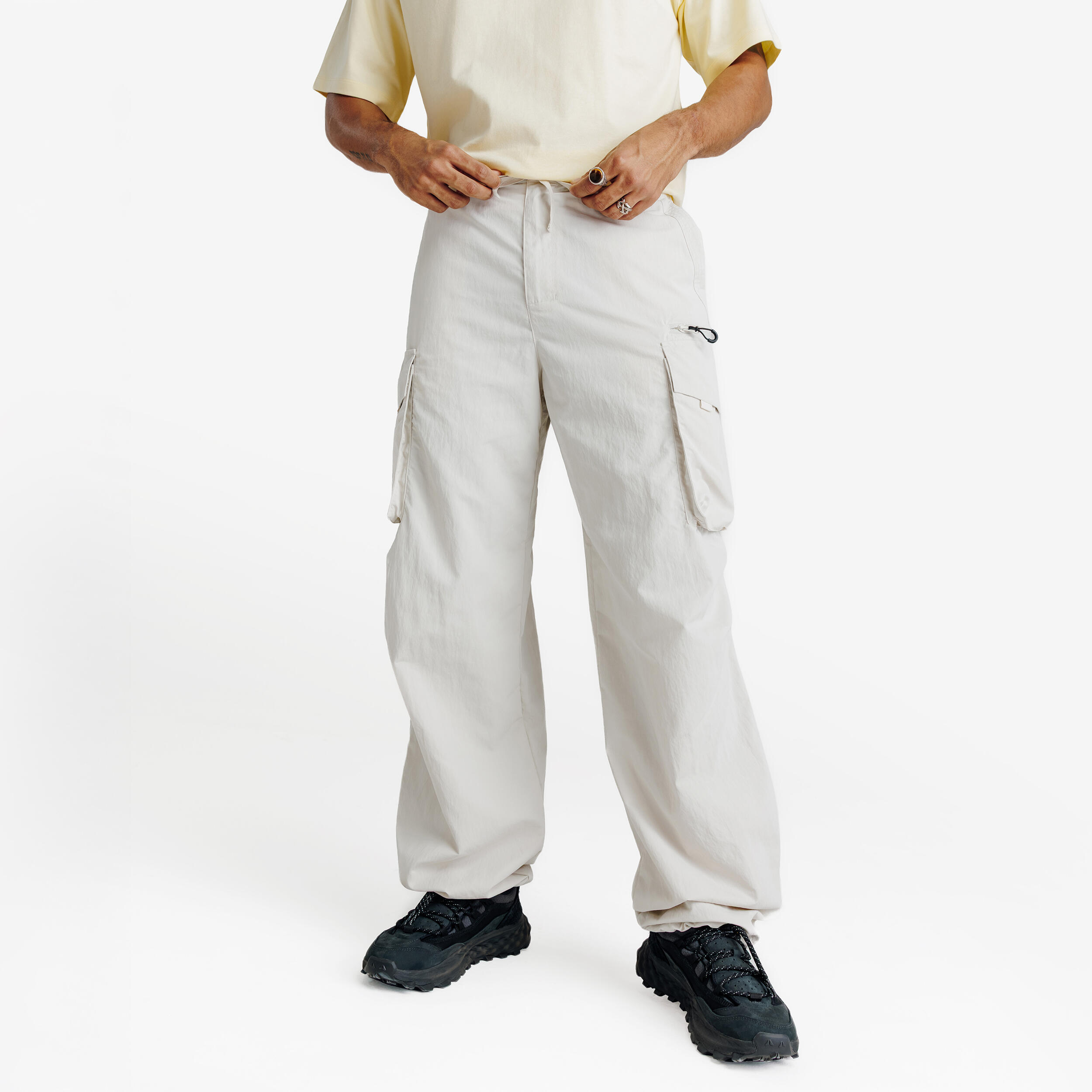 Pantalon de Sport Cargo larg - bej
