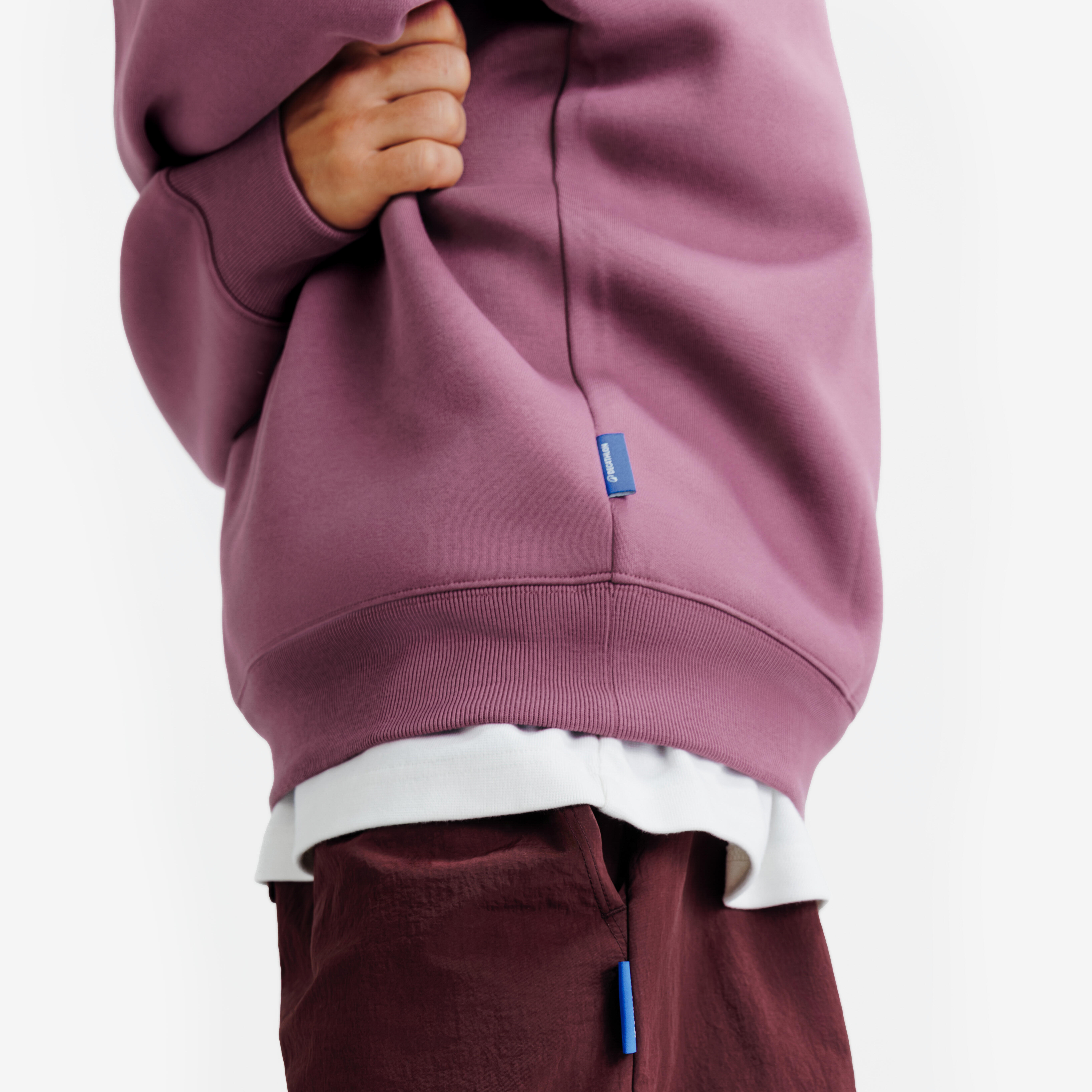 Unisex Round Neck Sweatshirt Elementals Purple