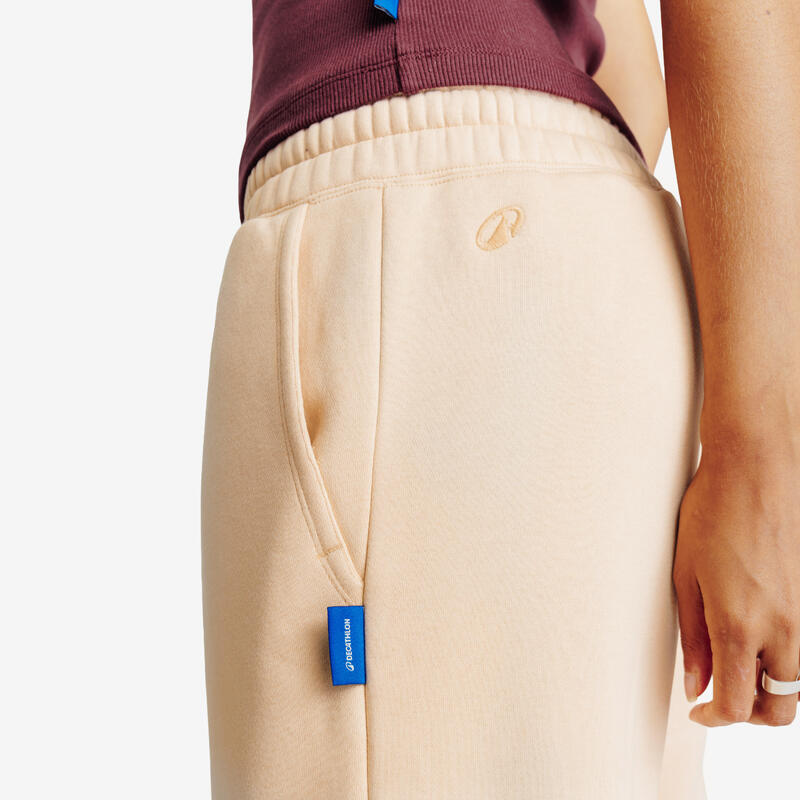 Pantalon jogger drept Elementals Bej Damă