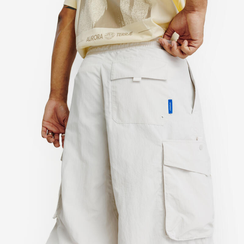 Pantalon de Sport Cargo larg - bej