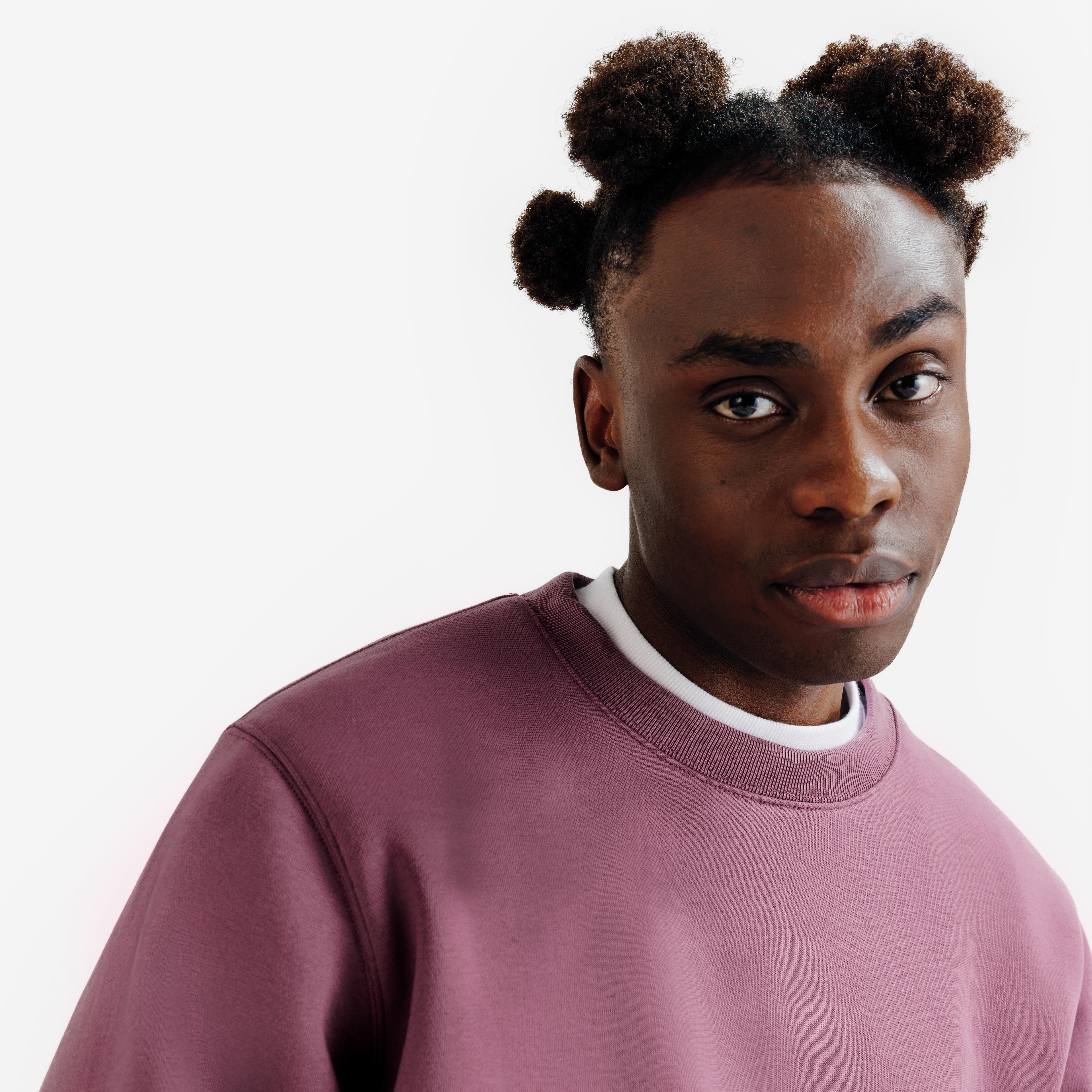 Unisex Round Neck Sweatshirt Elementals Purple