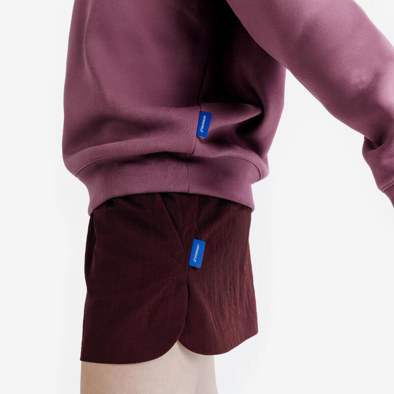 Hanorac cu guler rotund Elementals Mov Unisex