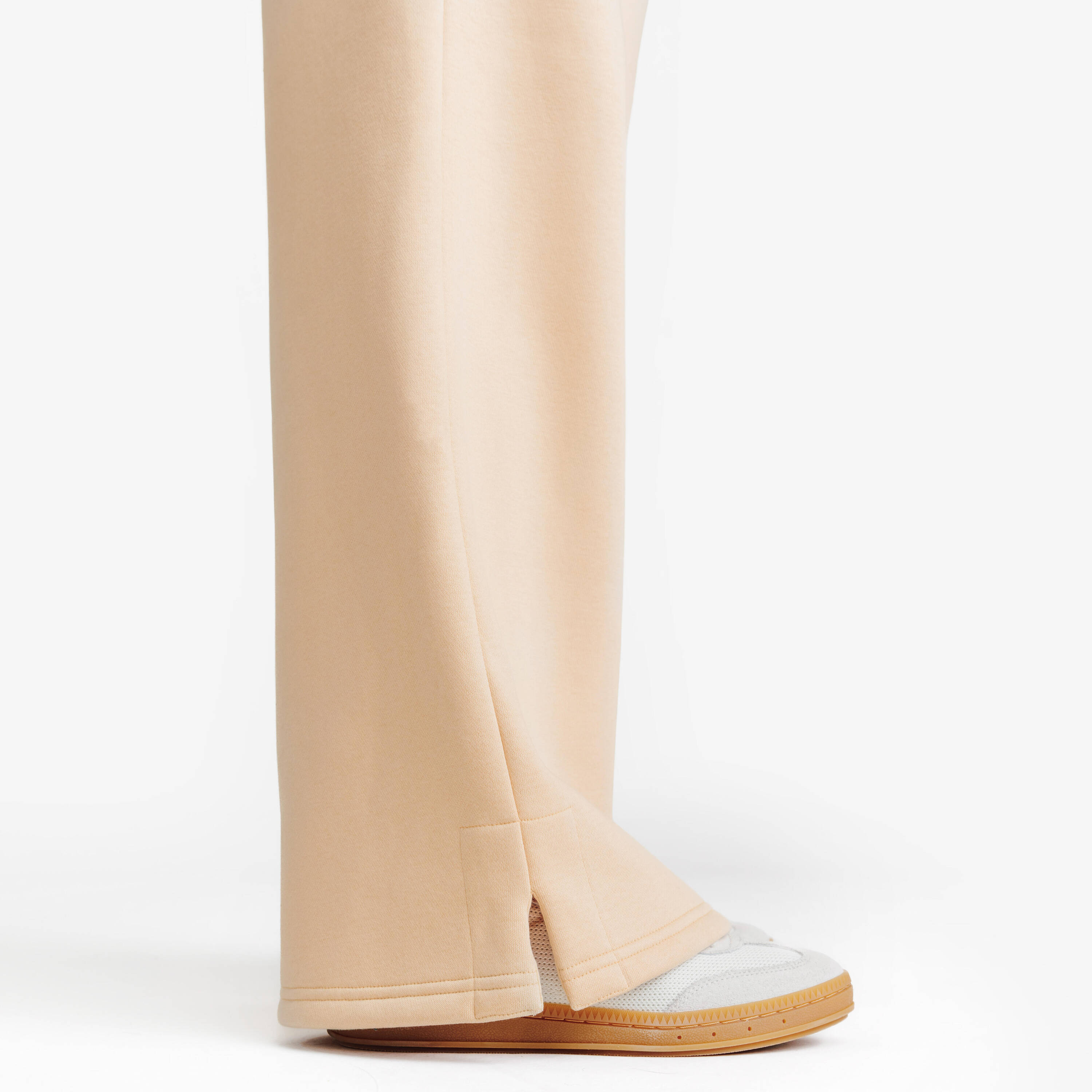 Women's Straight-Leg Jogging Bottoms Elementals Beige -  5