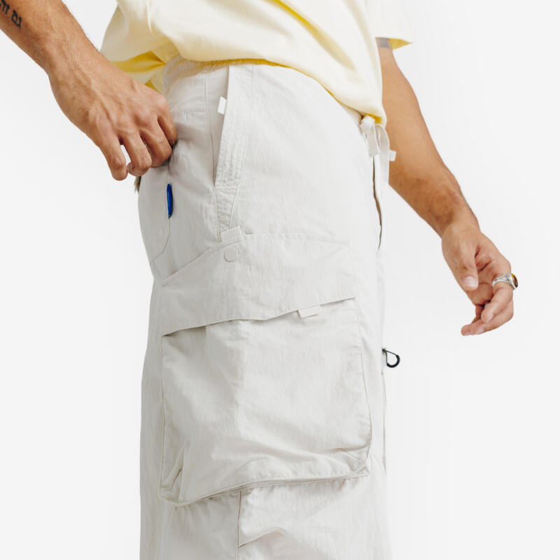 Pantalon de Sport Cargo larg - bej