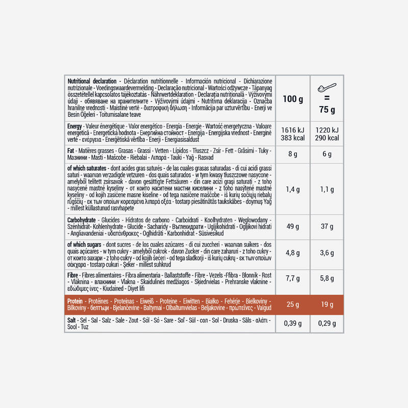 Preparat pentru terci proteic cu alune 600g