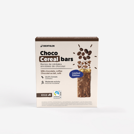 Barre de céréales café enrobée chocolat au lait x6