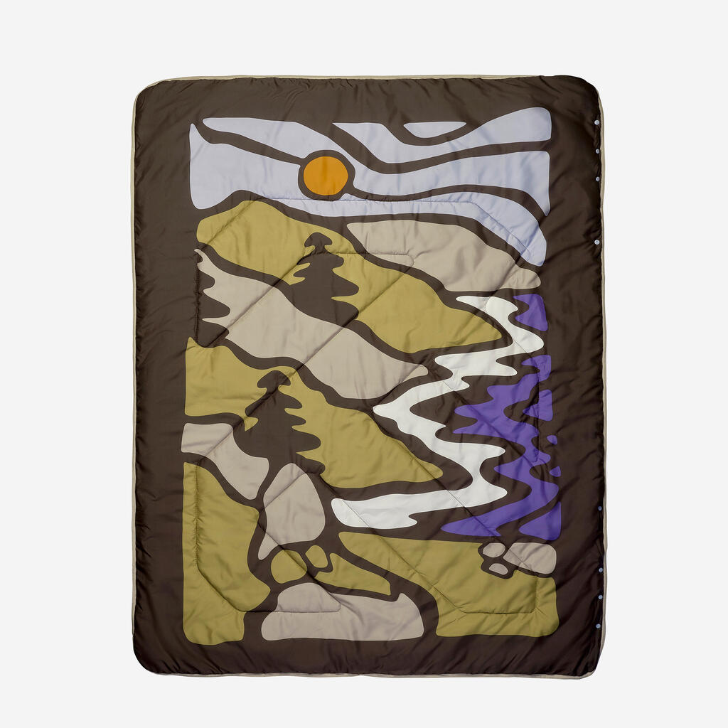 3-in-1 camping blanket, 175 x 135 cm, Warm and versatile