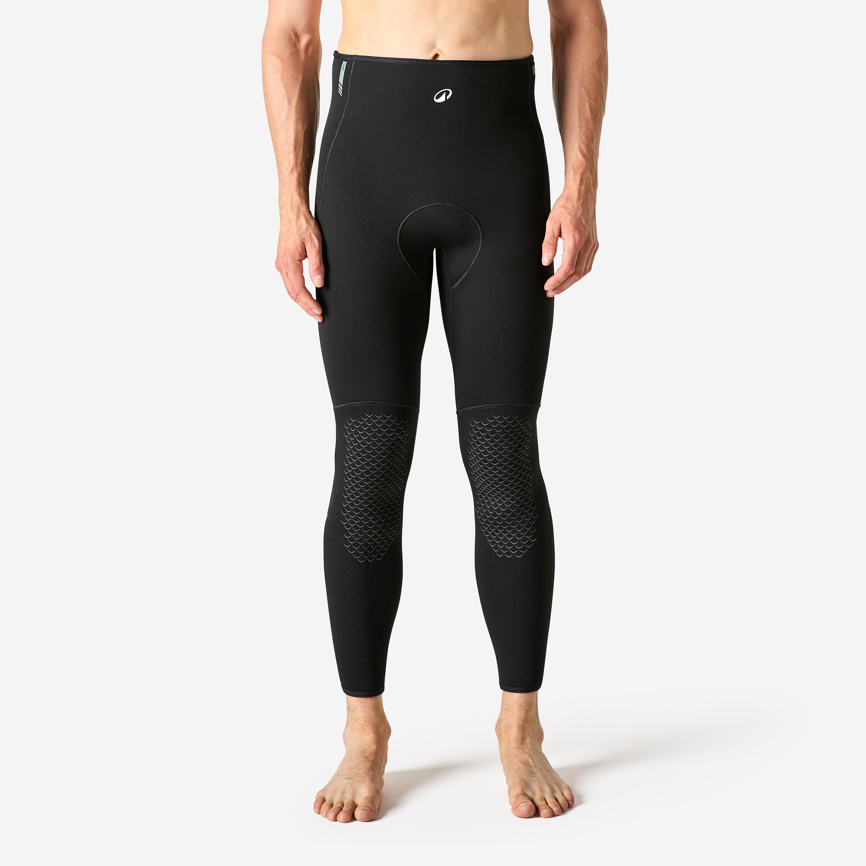 Pantalon activități sportive submarine și apnee Ocena 5 mm SPF 500 Negru Bărbați
