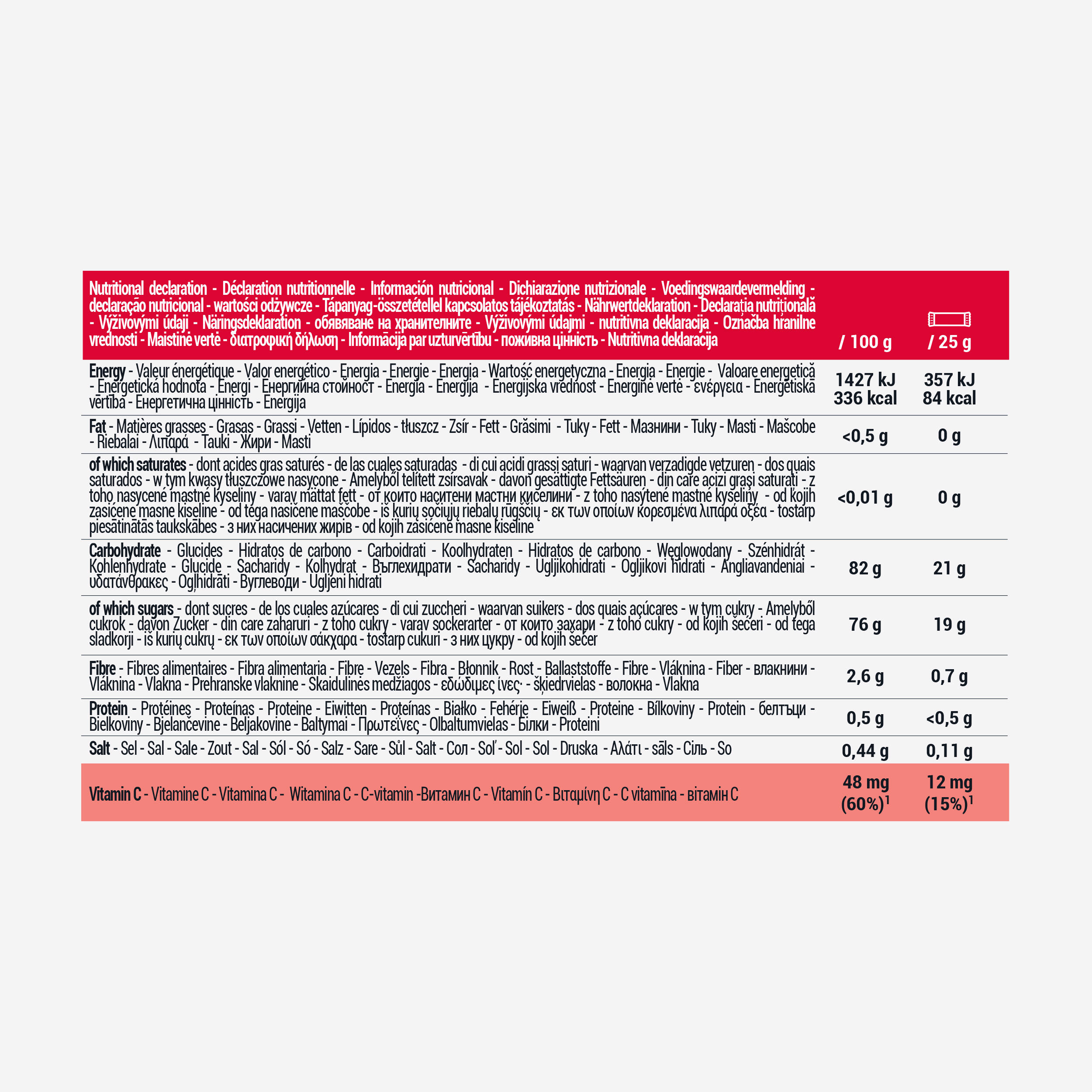 Pasta di frutta energetica Bio Aptonia Fragola Cranberries 5x25 g 2/2
