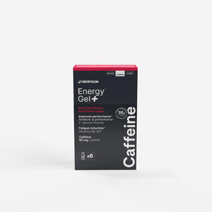 Gel energético cafeína, duración más de 3 horas, Frutos Rojos, Energy Gel + x6