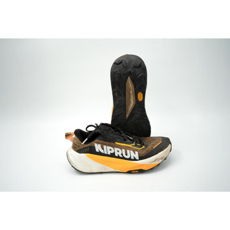 Încălțăminte de alergare trail Kiprun Kipsummit Max portocaliu negru, bărbați