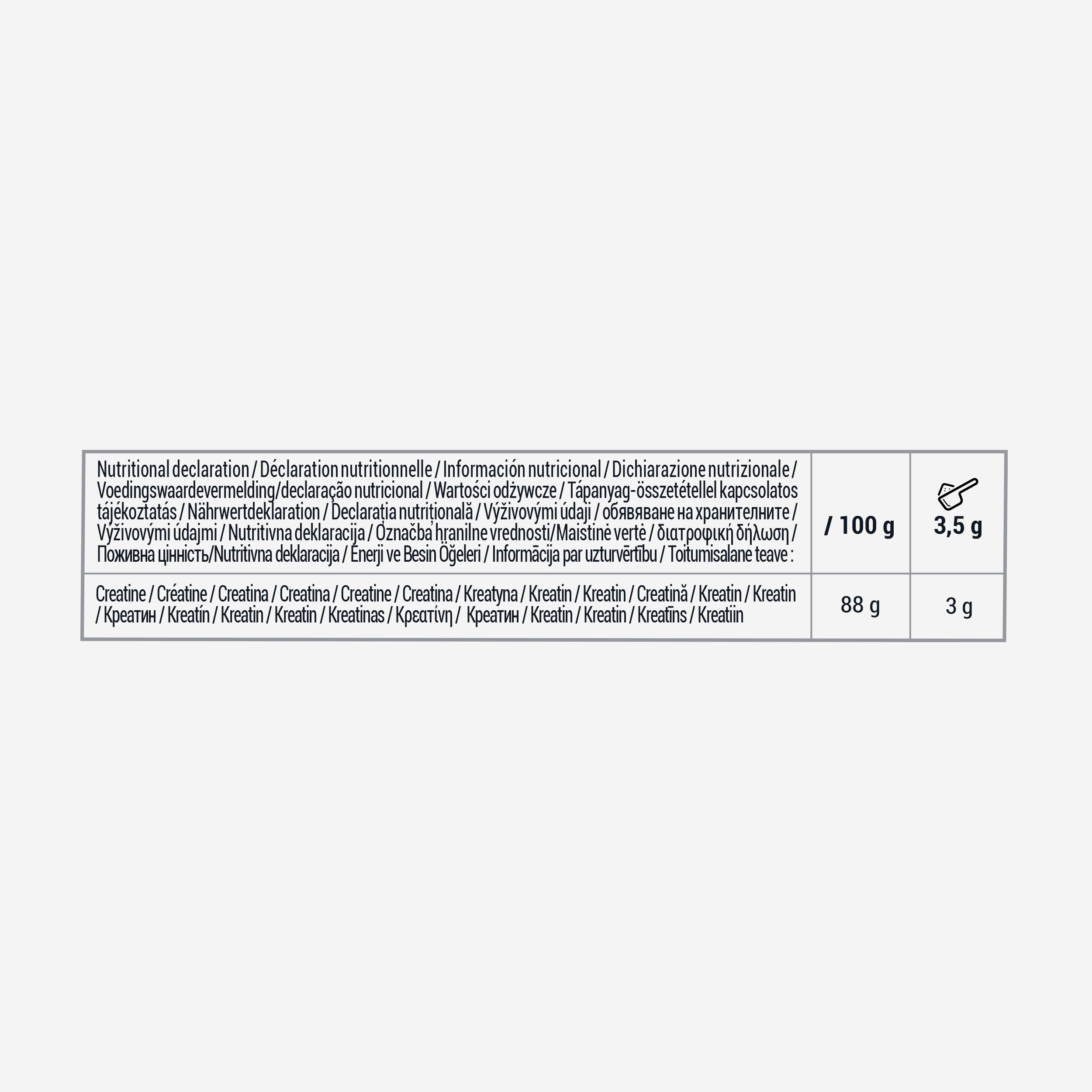 Kreatin monohydrát Creapure® 500 g 2/7