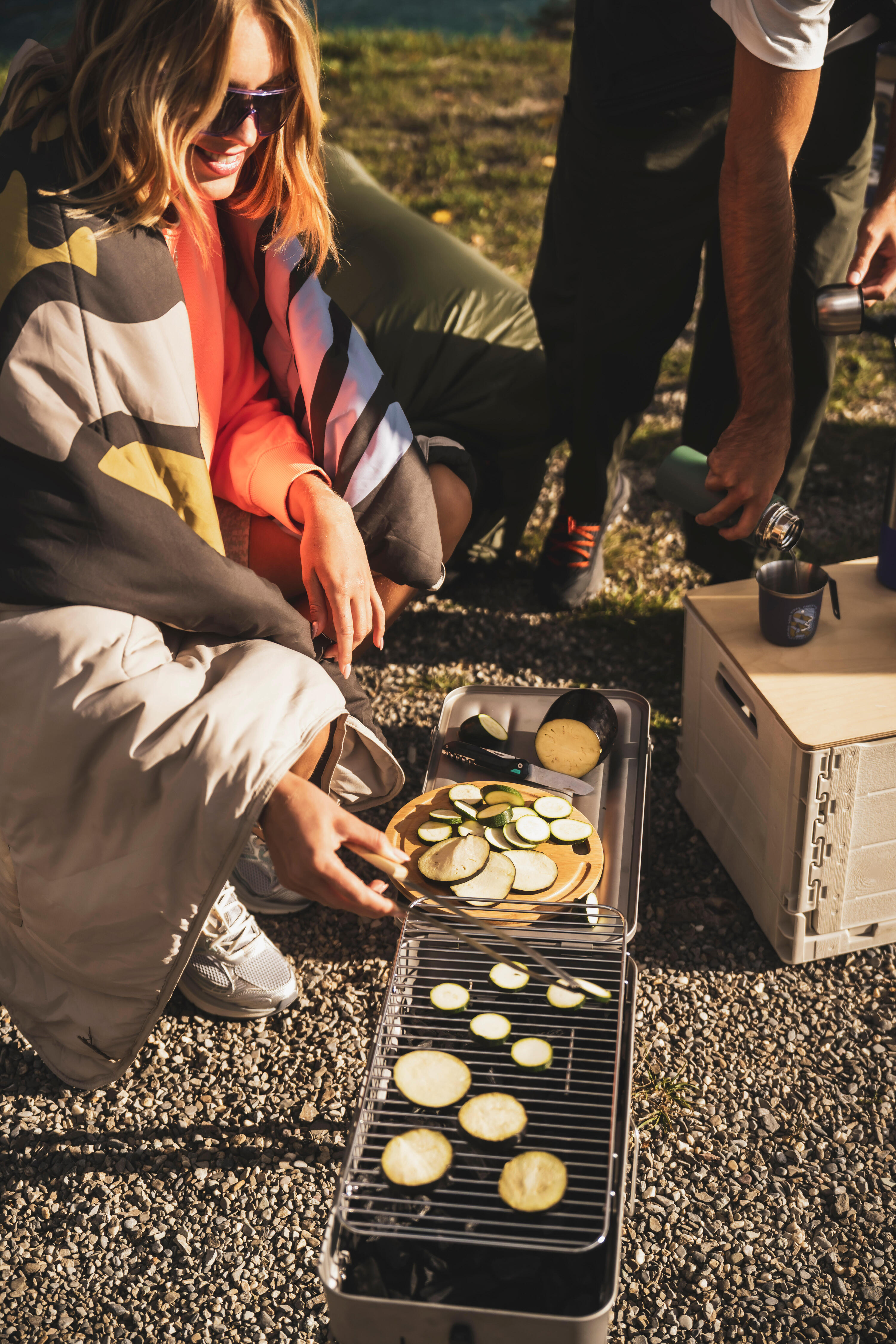 Portable Steel Camping Barbecue XL, 500 10/10