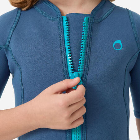 Гидрокостюм для снорклинга короткий 2 мм для детей