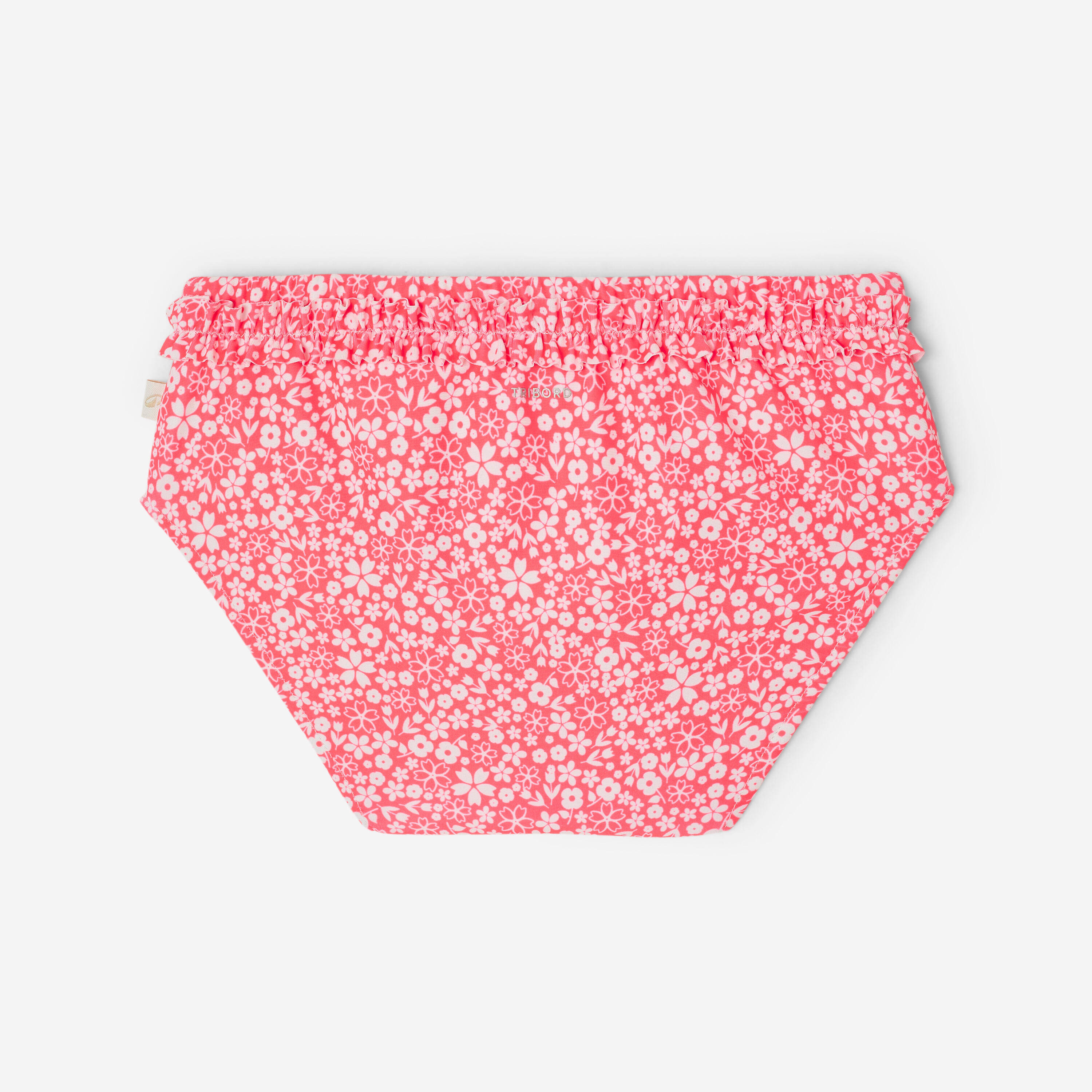Baby Washable Swim Nappy Briefs Reusable & Leak-Proof Pink Flower Print -  2