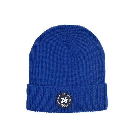 Berretto adulto Giochi Olimpici Milano Cortina 2026 blu