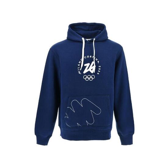 Felpa Giochi Olimpici Milano Cortina 2026 blu