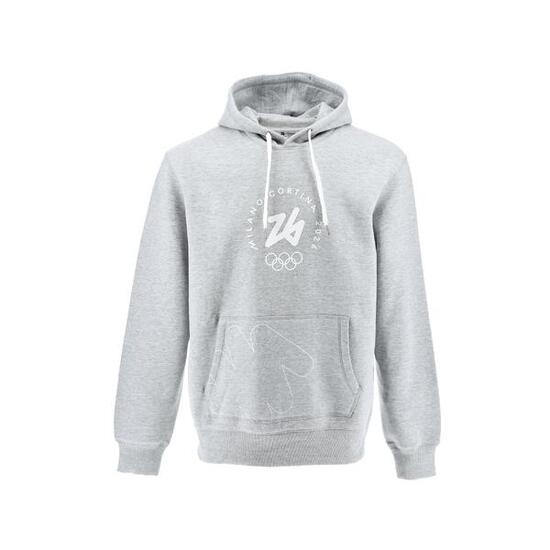 Felpa Giochi Olimpici Milano Cortina 2026 grigia